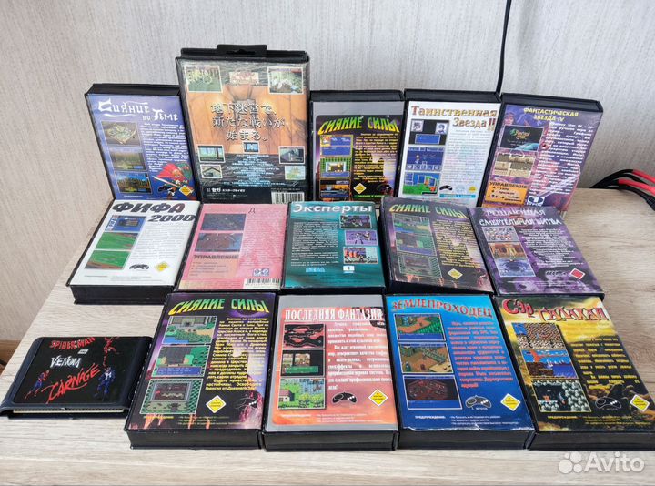 Картриджи для sega mega drive 2