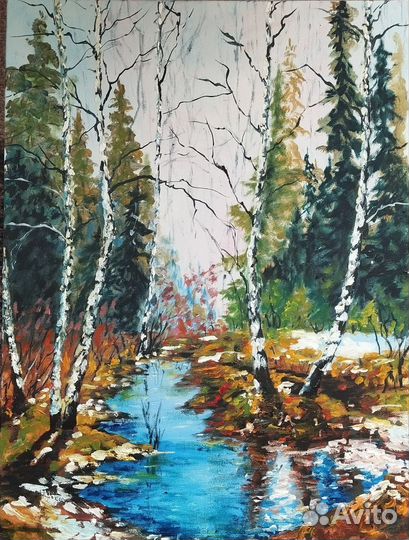 Картина маслом на холсте