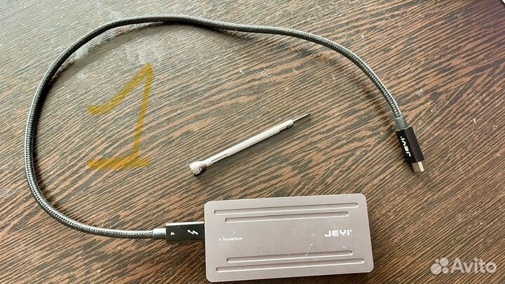 Корпус thunderbolt 3 для ssd m.2 nvme от jeyi