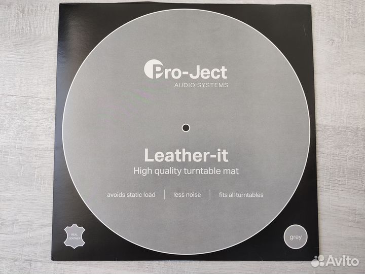 Pro-Ject Leather-it серый мат для проигрывателя