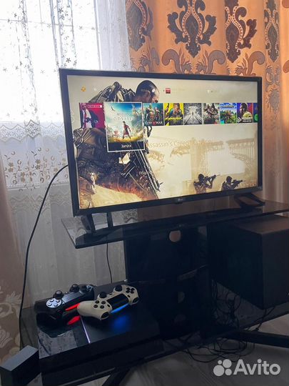 PlayStation 4+2 Джойстика+40 Игр