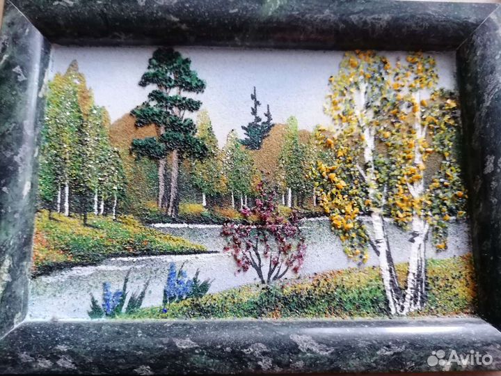 Картины из камня