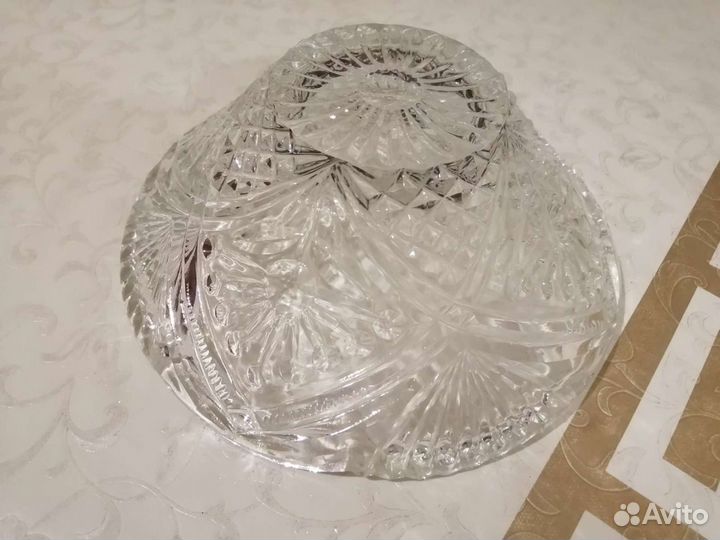 Салатник хрусталь