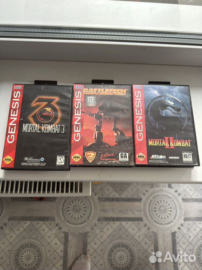 3 игры Sega genesis для Евгения