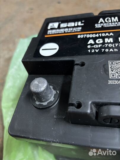 Аккумулятор agm 70A 720