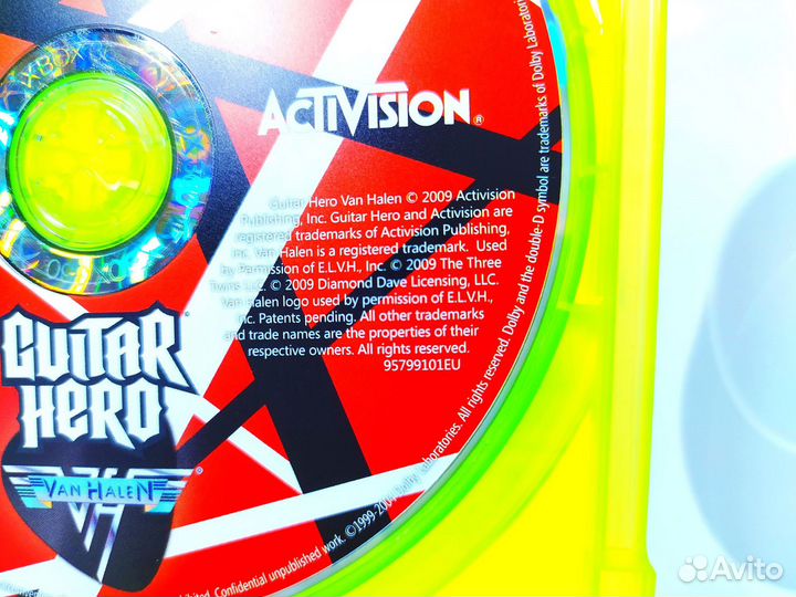 Диск для Xbox 360 Guitar Hero Van Halen б/у