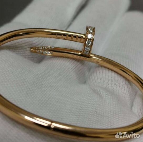 Золотой браслет Cartier 31 гр 0.7ct