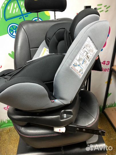 Поворотное автокресло с изофикс 0-36