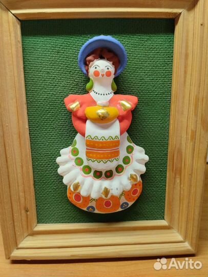 Барельеф дымковская игрушка