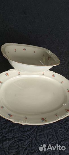 Антиквариат костяной фарфор Zeh Scherzer 1930г Гер