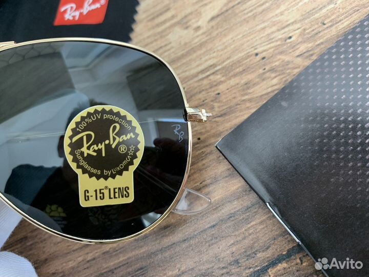 Очки Ray Ban aviator солнцезащитные