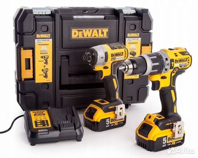 Набор инструментов DeWalt DCK266P2T(дефект)