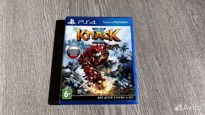 Knack 2 ps4 диск