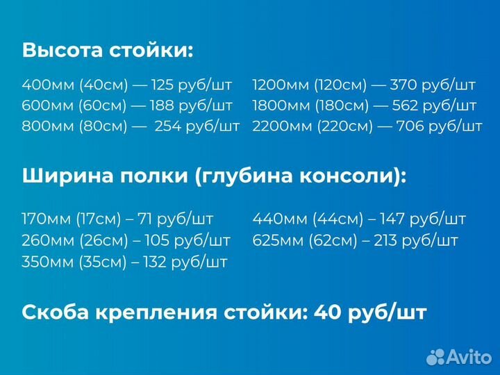 Стеллаж металлический в гараж
