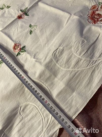 Скатерть винтаж вышивка ручная