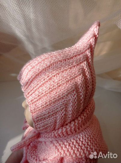 Вязаный комплект, шапочка