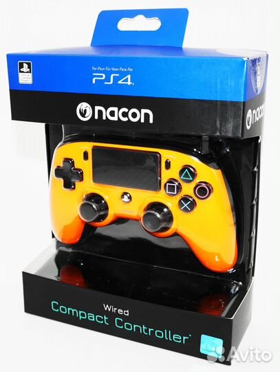PS4/PS3/PS5/PC джойстик Nacon Controller оранжевый