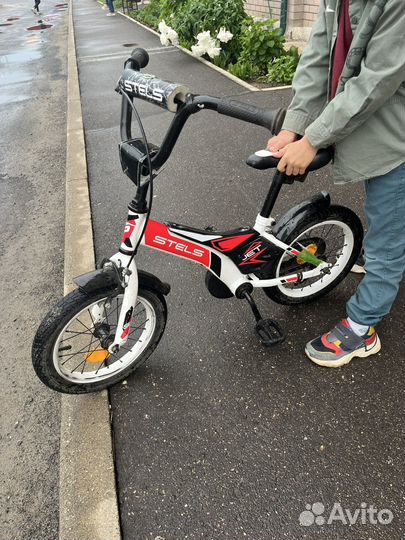 Велосипед детский Stels Jet 14 с доп. колесиками
