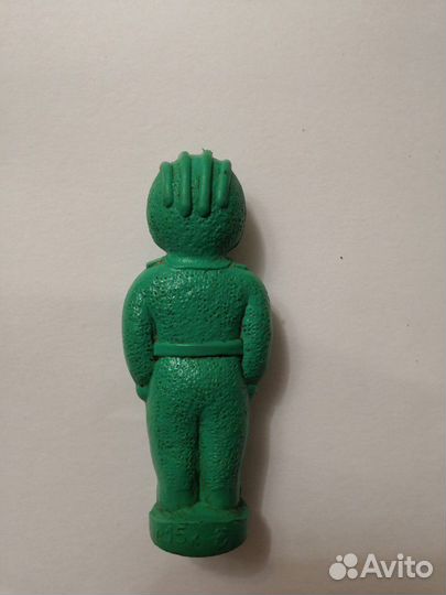 Редкий солдатик танкист. Литая резина СССР