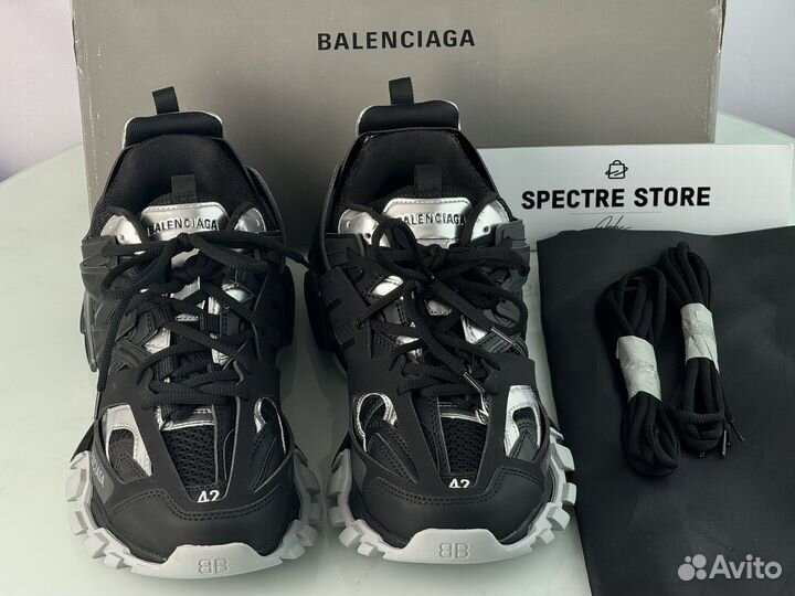 Кроссовки Balenciaga Track Sneaker Black Silver