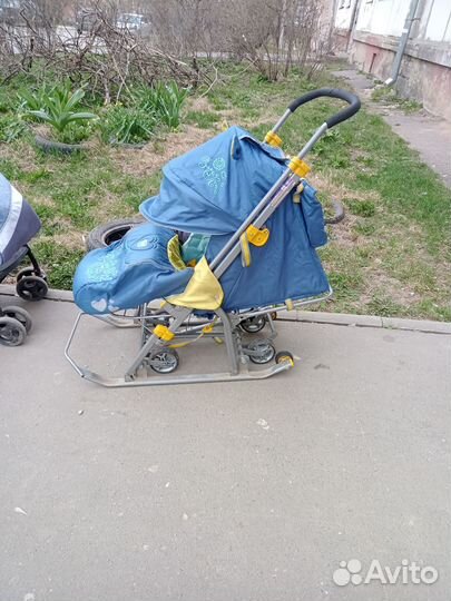 Санки коляска ника