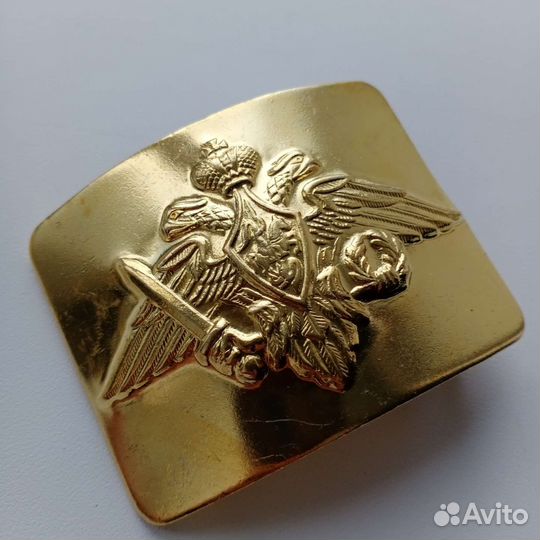 Бляха латунная Российская Армия и мвд на ремень