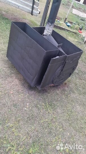 Печь для бани с баком