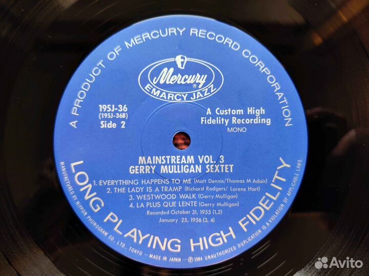 Gerry Mulligan – Mainstream Of Jazz Vol. 3 OBI