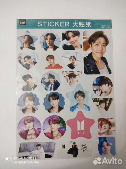 Bts наклейки