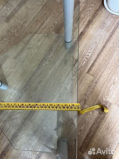 Стеклянный столик журнальный / под телевизор