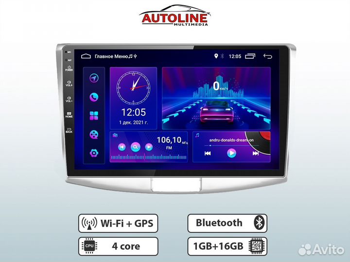 Магнитола Volkswagen Passat B6, B7, CC. 1/16 AW