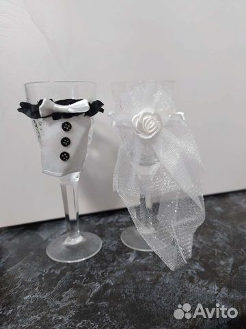 Украшение на бокалы