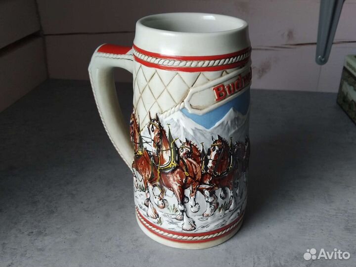 Кружка пивная Budweiser 1985