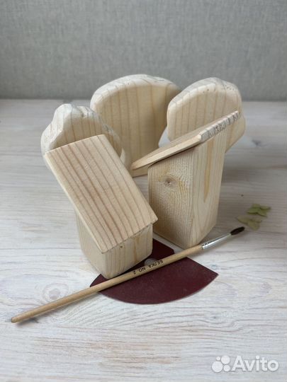 Набор из дерева для детского творчества