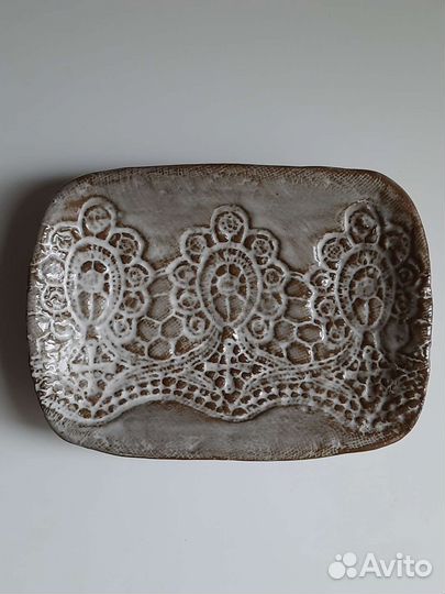 Мыльница керамическая zara home