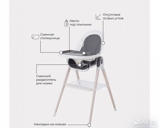 Стульчик для кормления Mowbaby