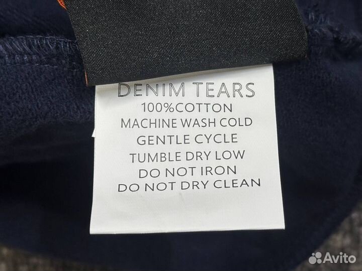 Худи denim tears blue