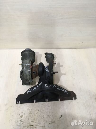 Коллектор с турбокомпрессором турбина Ауди А6 С6