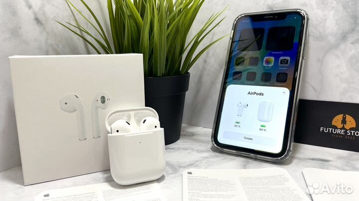 Airpods 2/3/pro/pro 2 (гарантия+доставка)