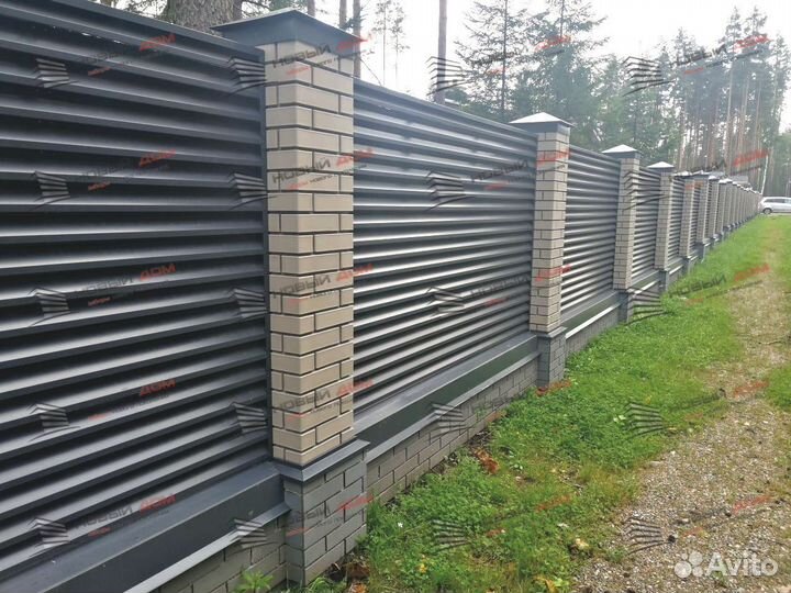 Забор жалюзи