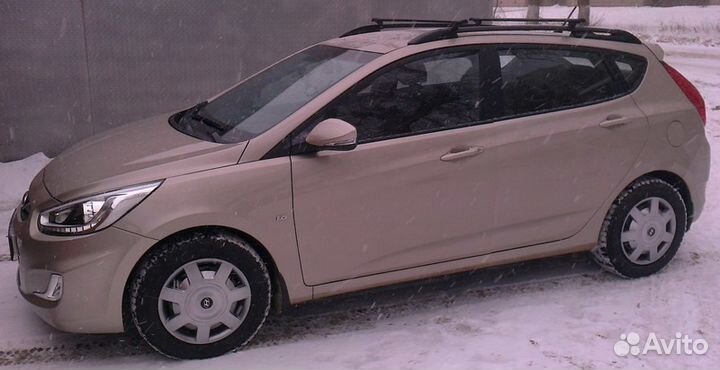 Рейлинги на крышу для Хендай Солярис хэтчбэк