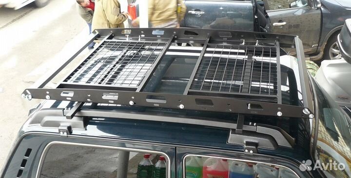 Корзина-багажник 2-х секционная на крышу