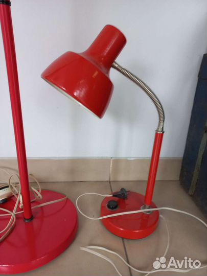 Торшер напольный и лампа винтаж СССР