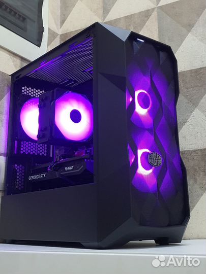 RTX 4060 ti / 5 5500 / DDR4 16GB Новый игровой пк