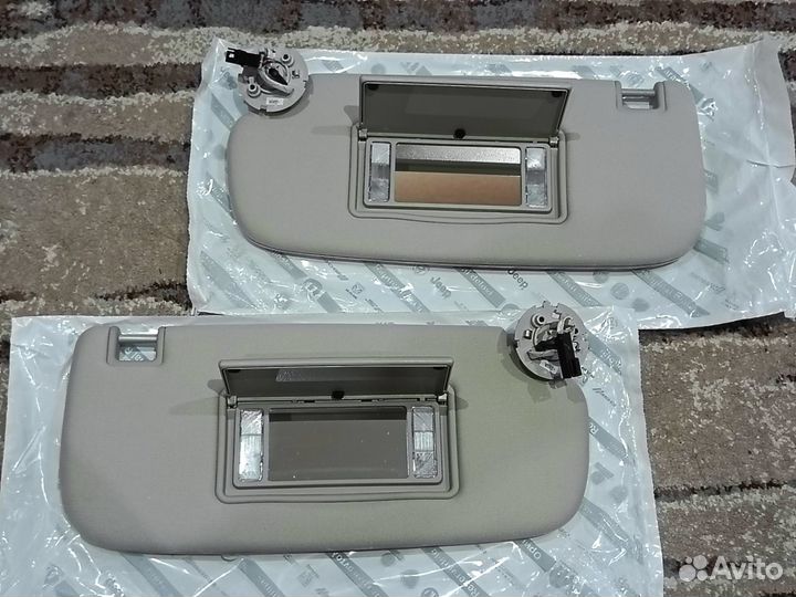 Комплект козырьков Jeep Grand Cherokee WK2 серых