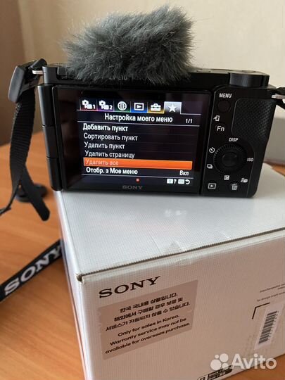 Камера sony zv e10
