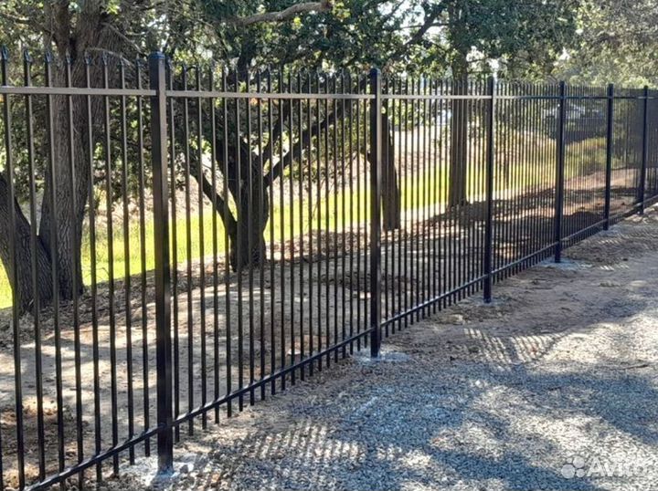 Забор сварной из профтрубы