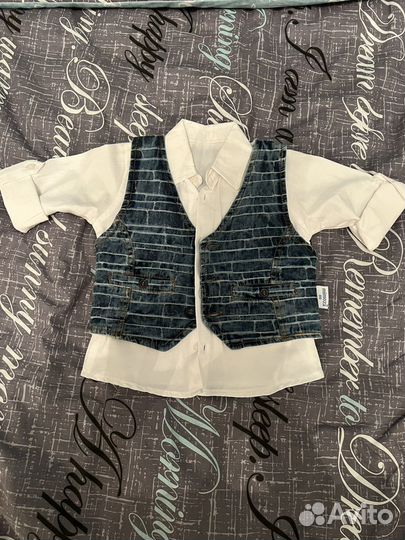 Рубашка для мальчика 86