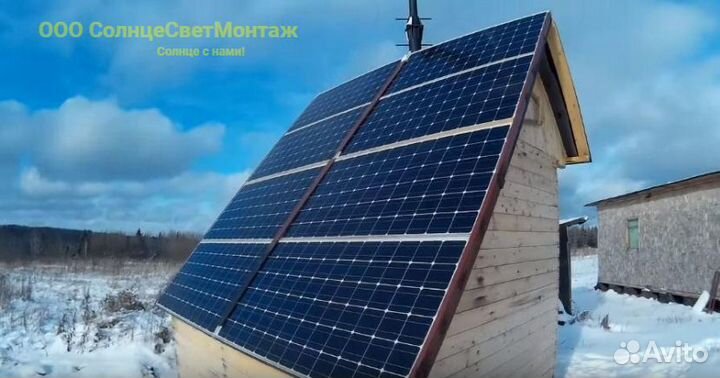 Установка солнечных батарей и панелей под ключ