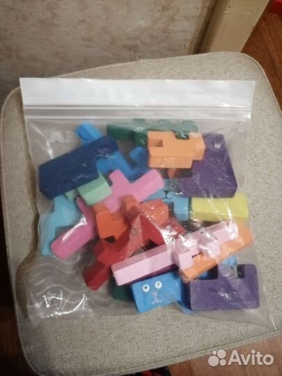 Деревянная мозайка/головоломка/тетрис